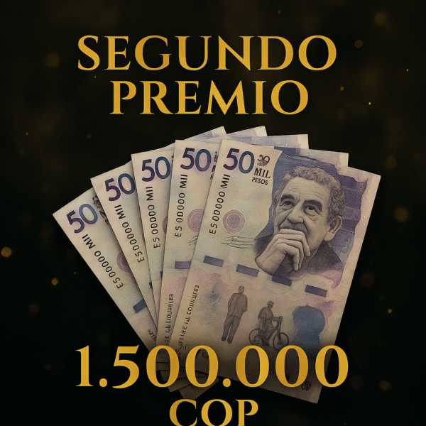 SEGUNDO PREMIO 1.500.000 COP